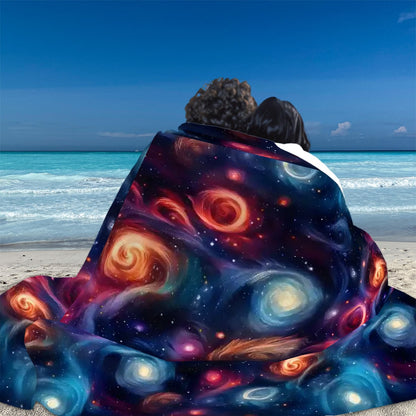12 Galaxy / Outer Space Designs, Soft Flannel Blanket