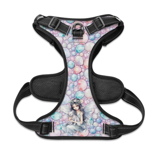 Fairy on Colored Stone, Oxford Fabric Dog Harness