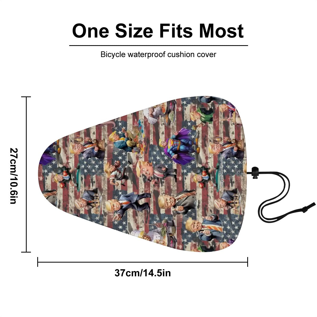Waterproof Bike Seat Cover - Donald Trump Seat Cover, MAGA seat cover,