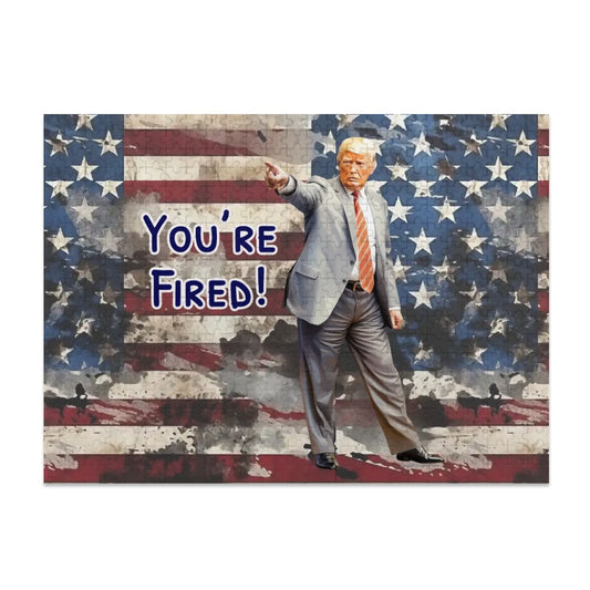 Donald Trump "You're Fired" - Wooden Jigsaw Puzzle 500pcs (Horizontal)