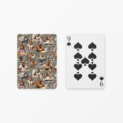 Sasquatch / Bigfoot Themed Poker Playing Cards