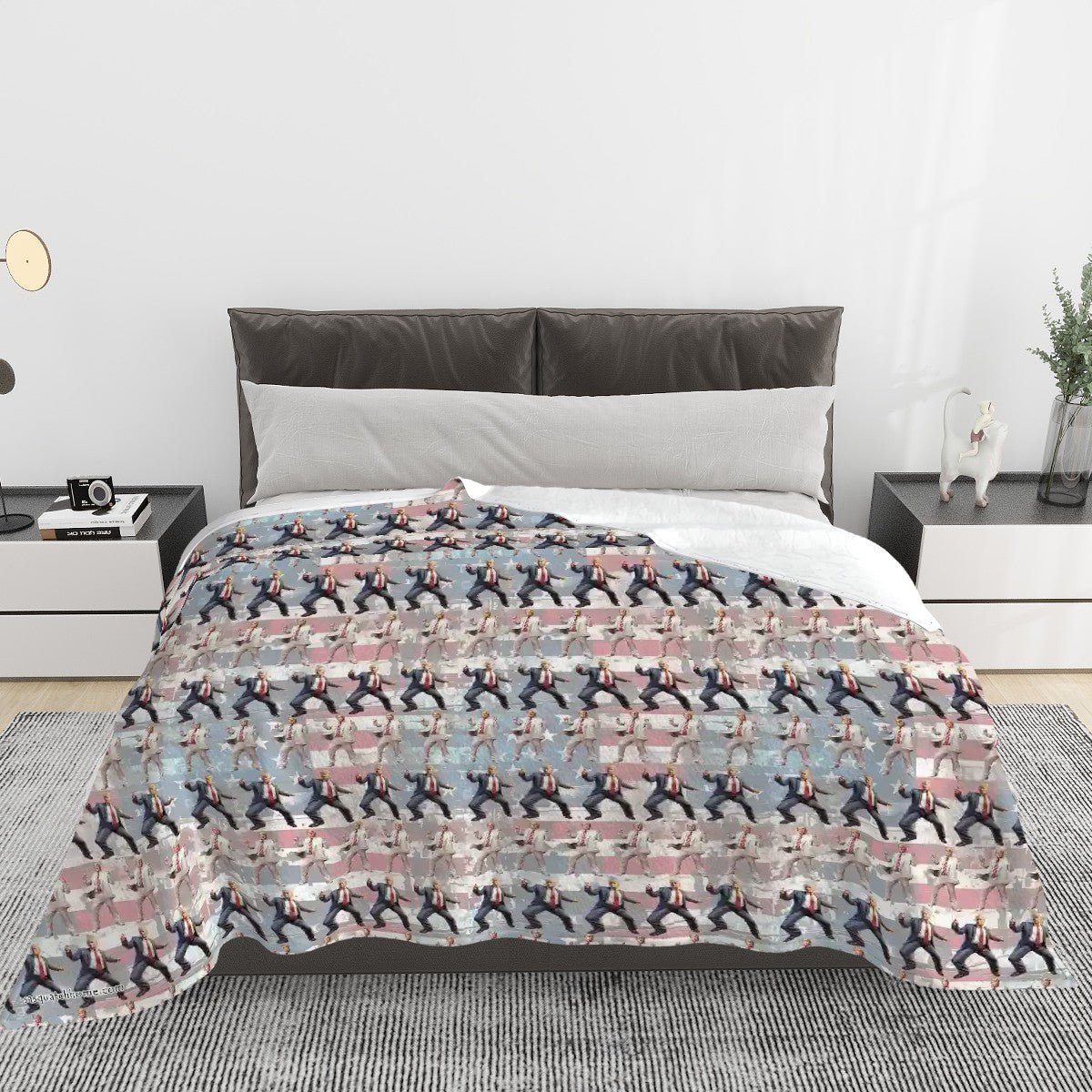 Donald Trump 19 Designs - Soft Flannel Throw Blanket