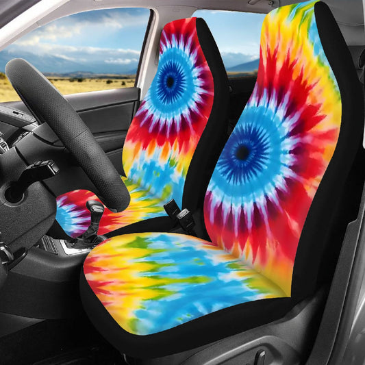 19 Tie Dye Designs, Full Set Car Seat Covers