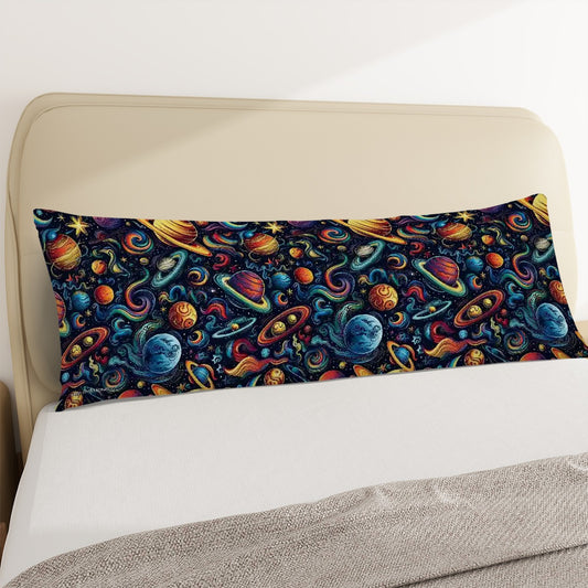 12 Galaxy / Outer Space Designs, Long Body Pillow Case
