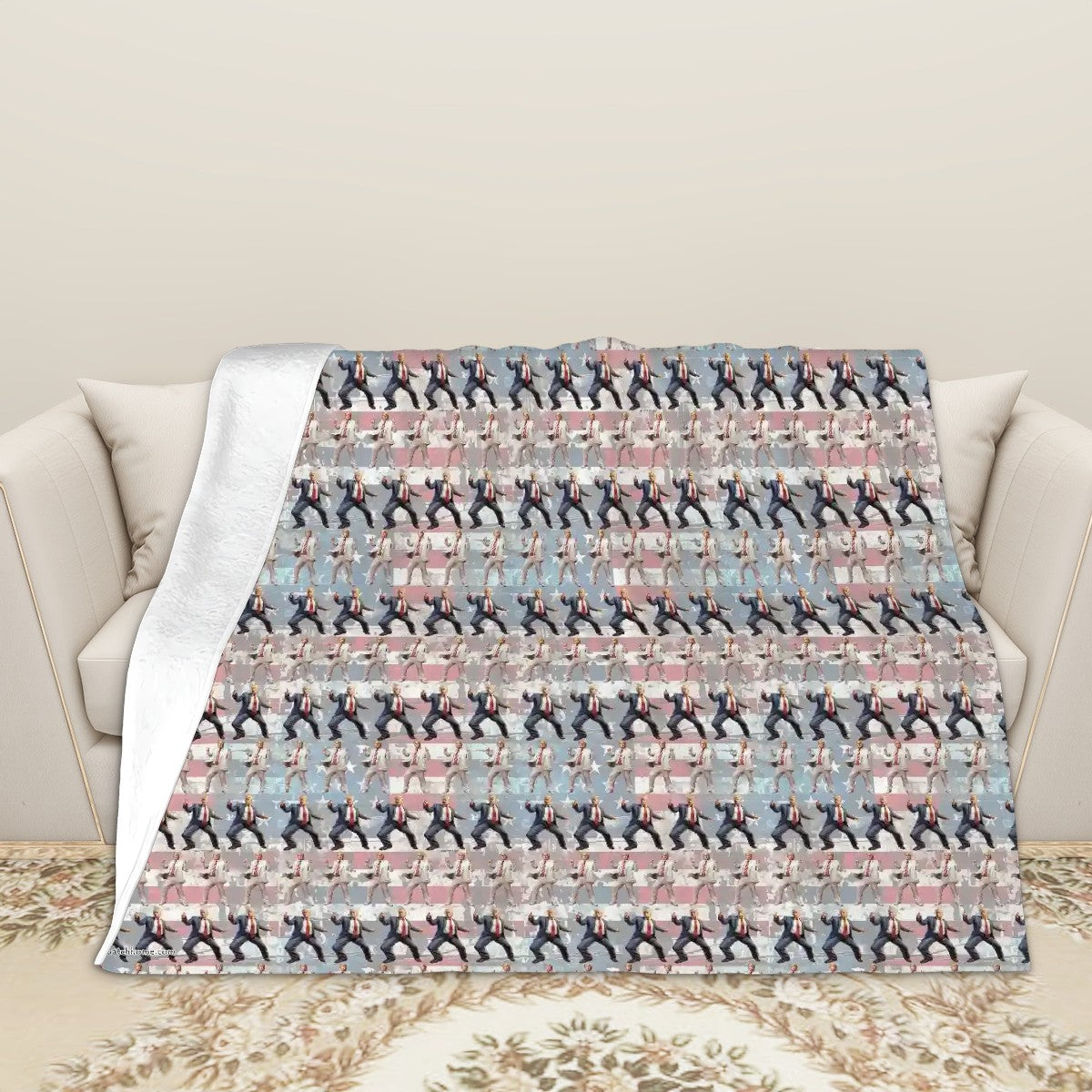 Donald Trump 19 Designs - Soft Flannel Throw Blanket