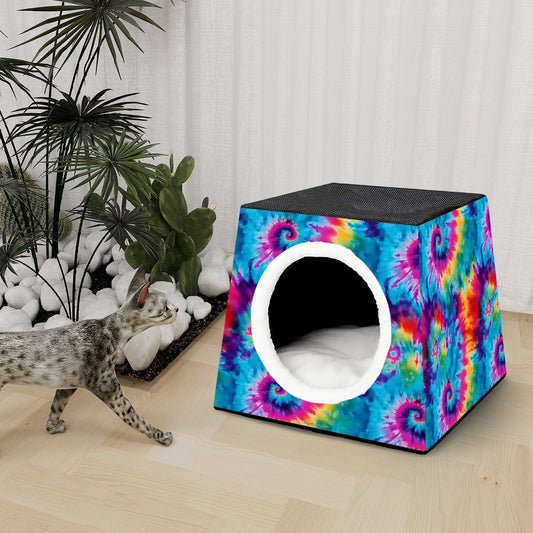 19 Tie Dey, Space Capsule Pet Bed