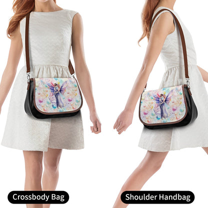 Fairy Lovers, Leather Shoulder Bag / Purse