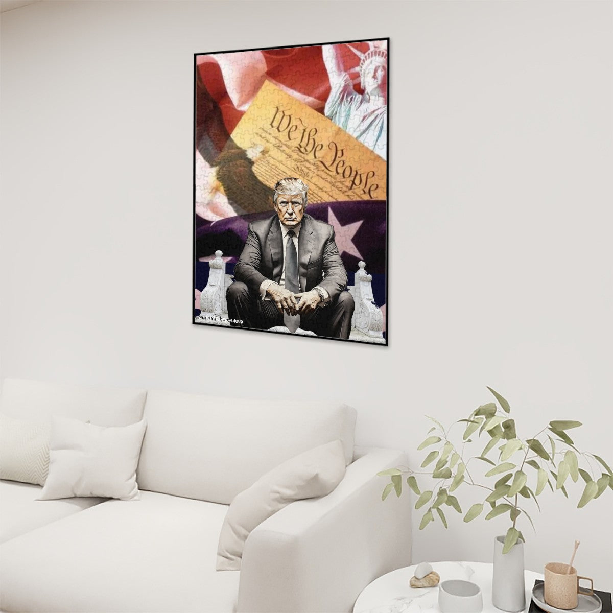 Donald Trump Patriot - Wooden Jigsaw Puzzle 300pcs (Vertical)