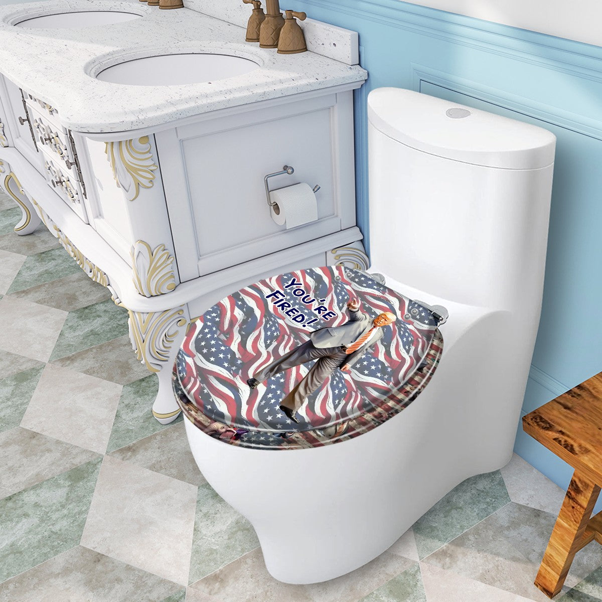 Donald Trump, "You're Fired" Universal Toilet Seat