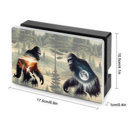 Sasquatch "night and Day" Nintendo Switch Dock Station Cover
