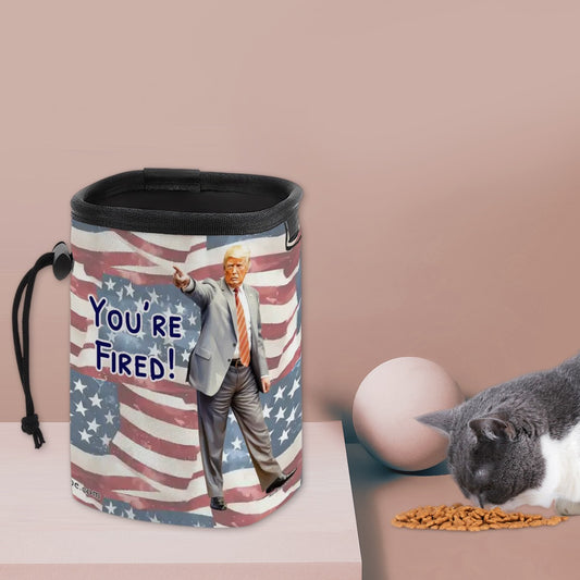 Donald Trump "You're Fired" Pet Toy & Treat Pouch / Purse