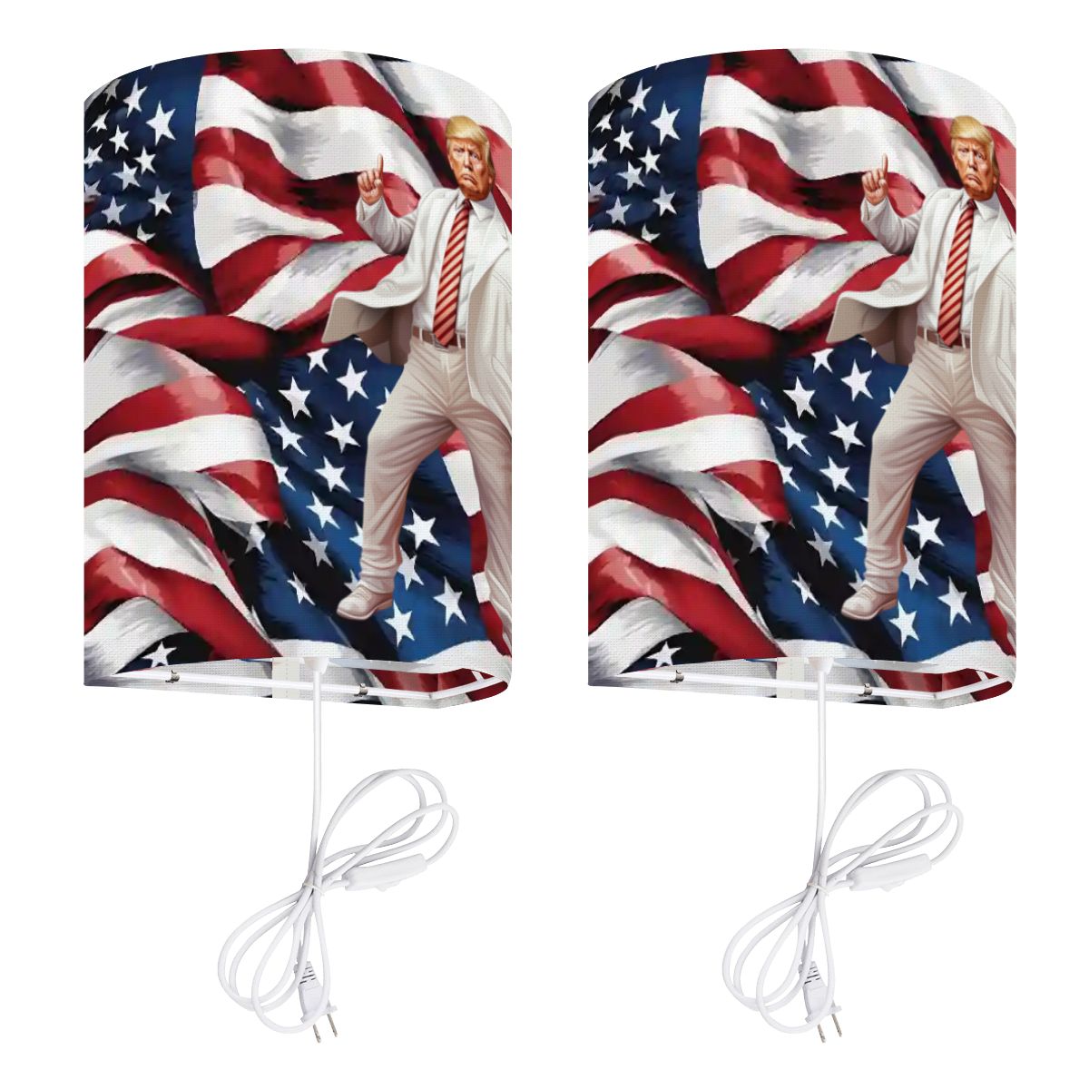 Trump Dancing, Wall Sconces, Set of 2, Plug In