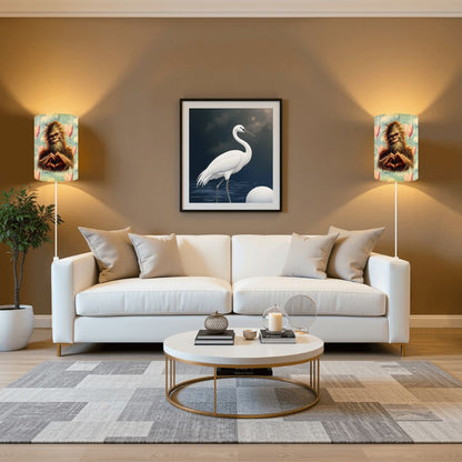 Bigfoot / Sasquatch Heart Hands, Wall Sconces, Set of 2, Plug In