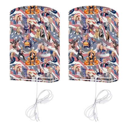 20 Donald Trump Designs, Wall Sconces, Set of 2, Plug In