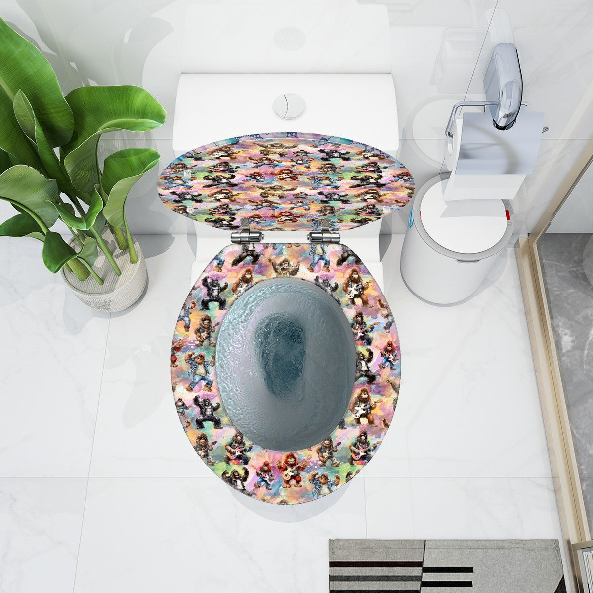 Bigfoot / Sasquatch Universal Toilet Seat / Cover