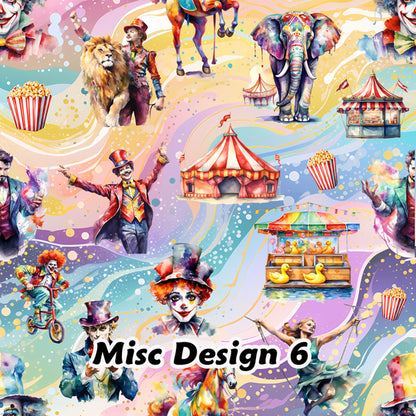 20 Misc Designs, Long Body Pillow Case