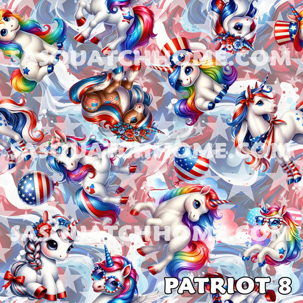 8 Patriot Designs, Seat Belt Cover Pad For Adults 2 Pcs