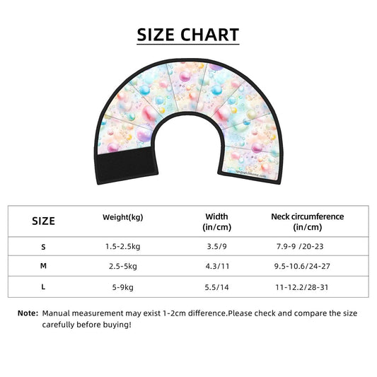 Bubble Design, Pet Elizabethan, Pet Medical Collar