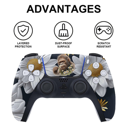 Sasquatch "smell the flowers" PS5 Digital Edition Skin for Controller Console