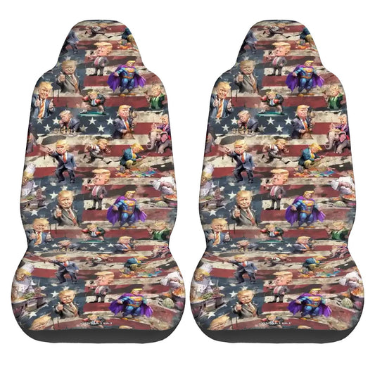 20 Donald Trump Designs, Set of 2 Front Auto Seat Cover