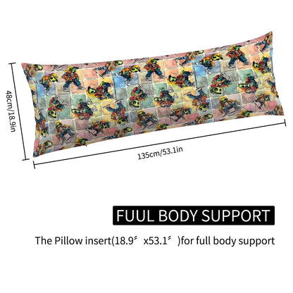 20 Bigfoot / Sasquatch Designs, Long Body Pillow Case