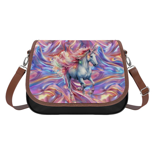 Unicorn, Leather Shoulder Bag / Purse