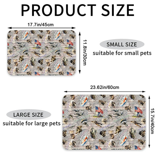 20 Misc Designs, Waterproof Pet Food Mat