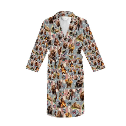 20 Bigfoot, Sasquatch Designs,  Polyester Bath Robe
