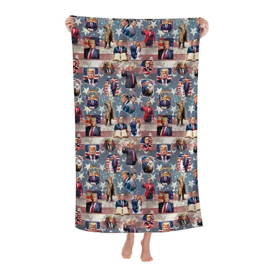 20 Donald Trump Designs, 32" x 52" Microfiber Absorbent Bath Towels