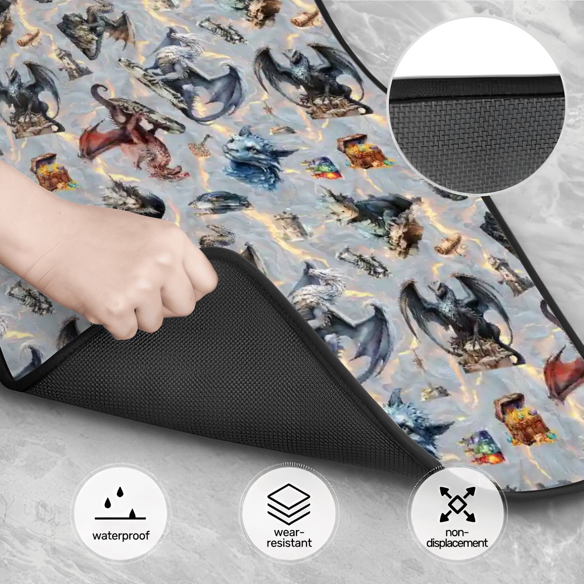 20 Misc Designs, 4 Piece Auto Floor Mats