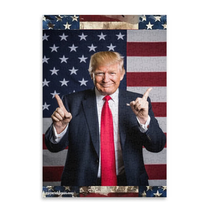Donald Trump Dancing - Wooden Jigsaw Puzzle 300pcs