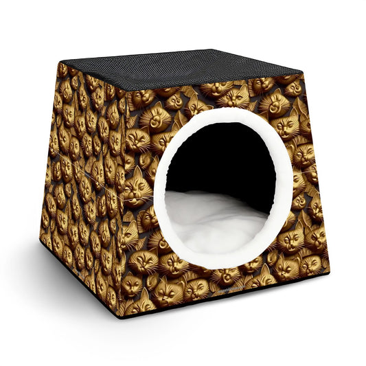 Gold Cats, Space Capsule Pet Bed
