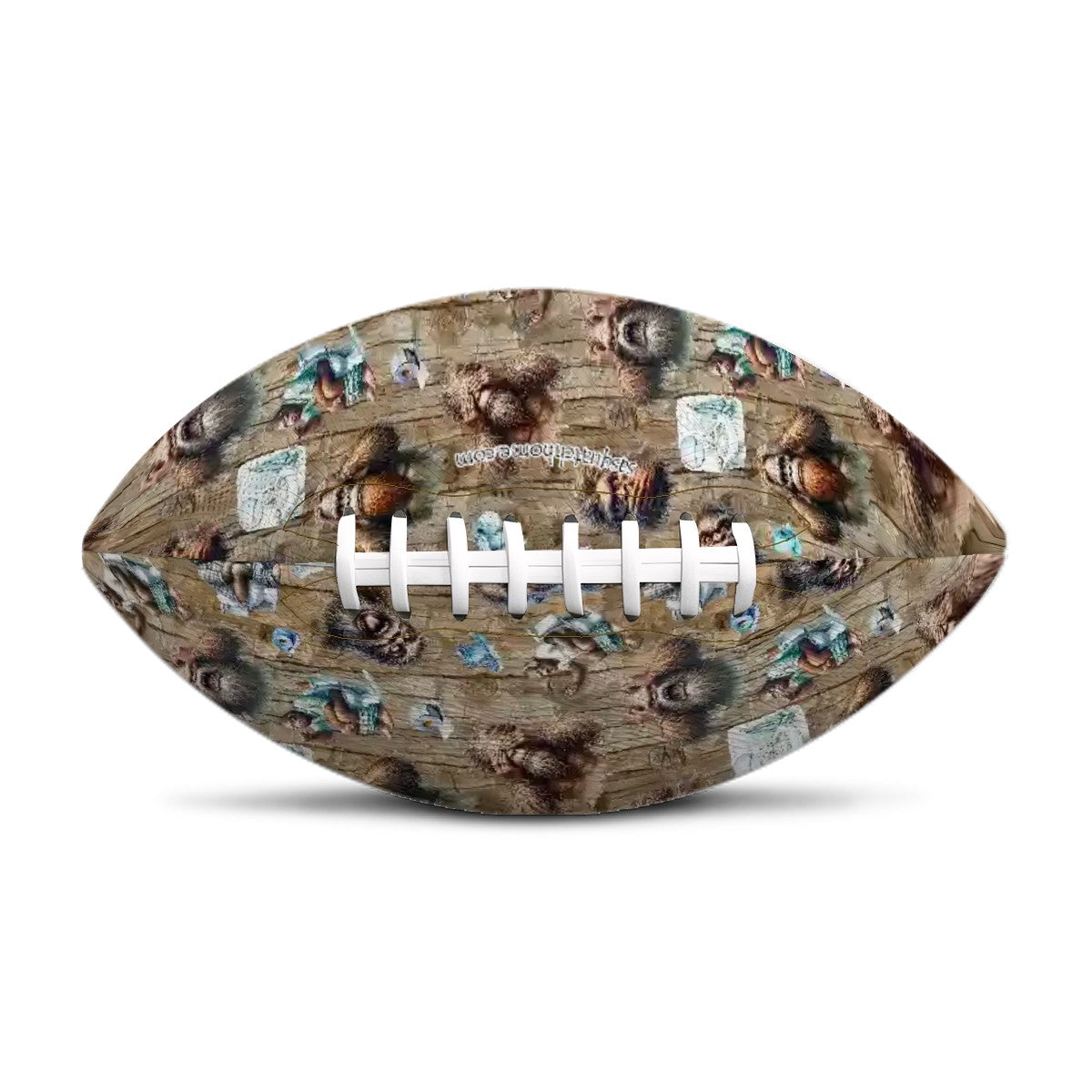 20 Bigfoot / Sasquatch Designs, Bigfoot Sasquatch- Leather Football