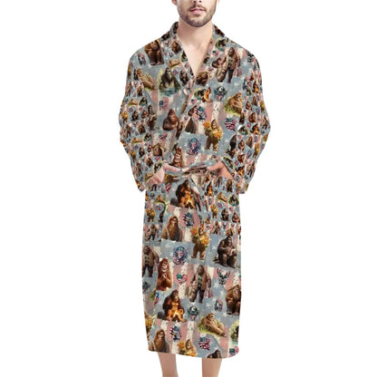 20 Bigfoot, Sasquatch Designs,  Polyester Bath Robe