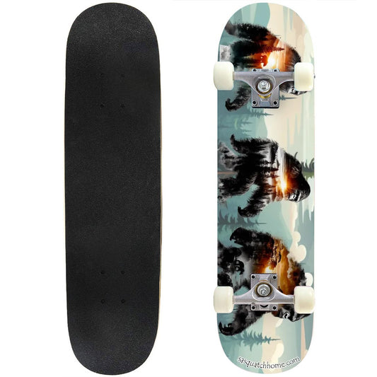 Sasquatch Landscapes, High Density 7 Layer Skateboard, Made In USA