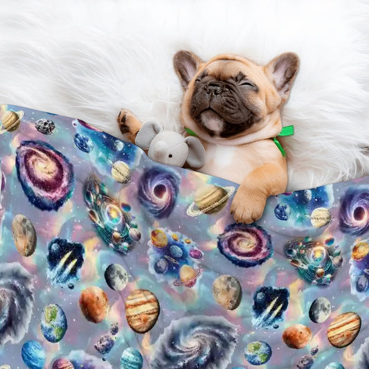 Outer Space, Fluffy, Soft Dog Blanket