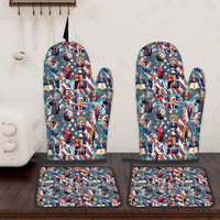 20 Donald Trump Designs, 4 Piece Oven Mitts and Pot Holders Sets