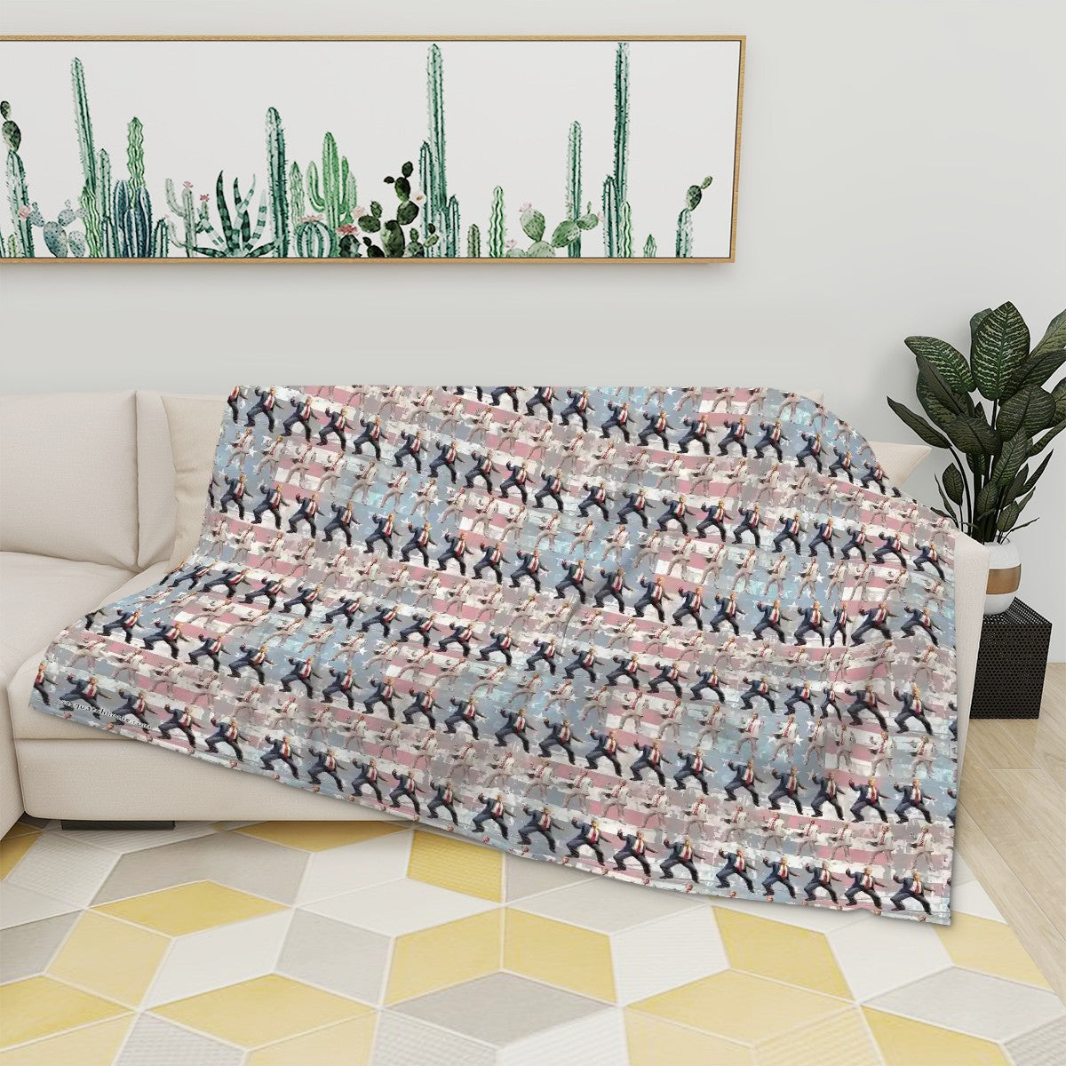 Donald Trump 19 Designs - Soft Flannel Throw Blanket