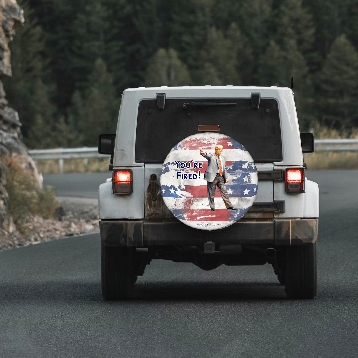 Donald Trump "You're Fired", Spare Tire Cover