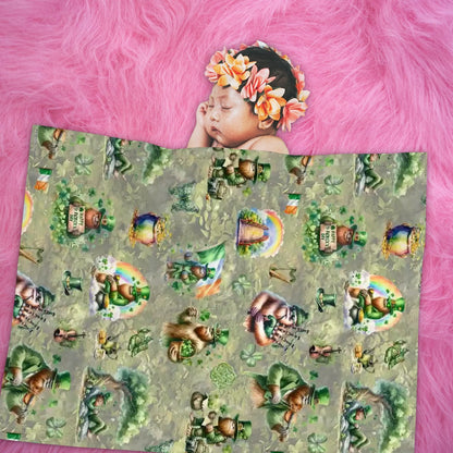 Bigfoot, Sasquatch Soft Polyester Baby Blanket, Swaddle Blanket, Receiving Blanket