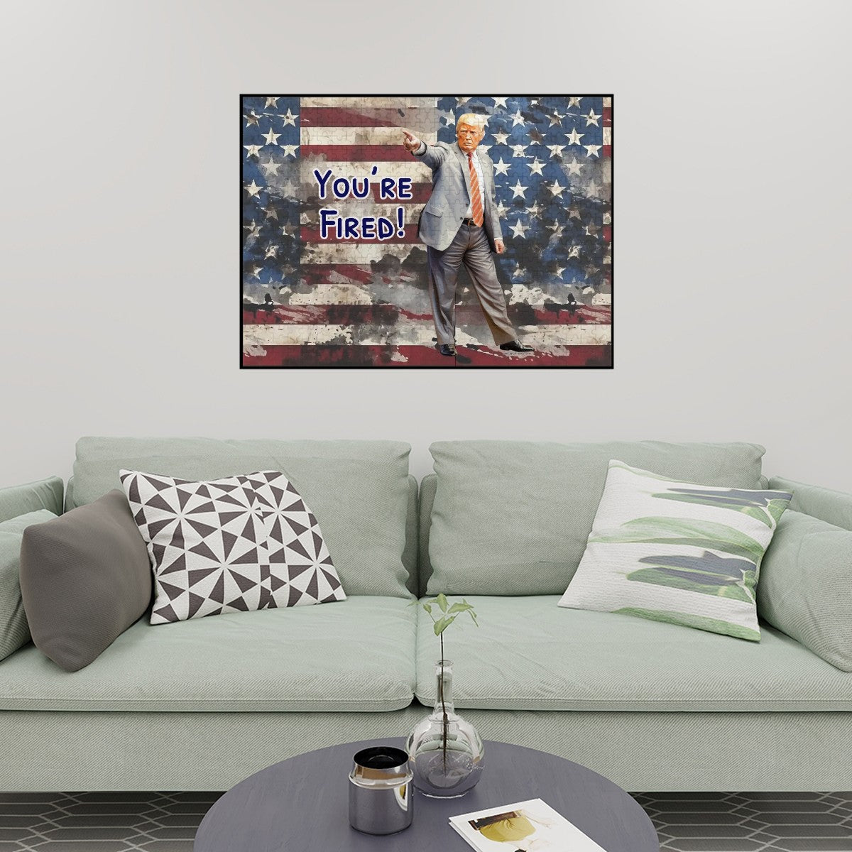 Donald Trump "You're Fired" - Wooden Jigsaw Puzzle 500pcs (Horizontal)