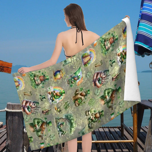 52” x 32” Microfiber Absorbent Bath Towels, 20 Sasquatch, Bigfoot Design