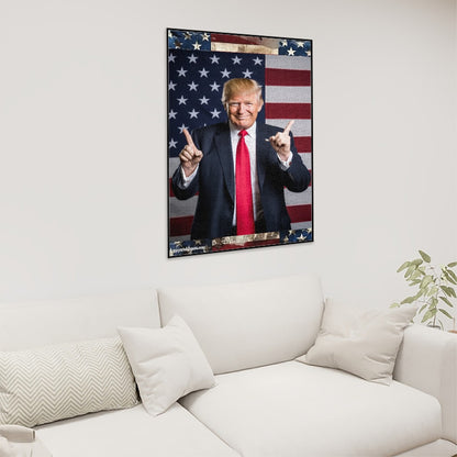 Donald Trump Dancing - Wooden Jigsaw Puzzle 300pcs