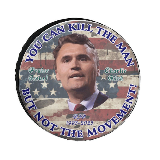Charlie Kirk Memorial, Oxford Cloth Tire Cover