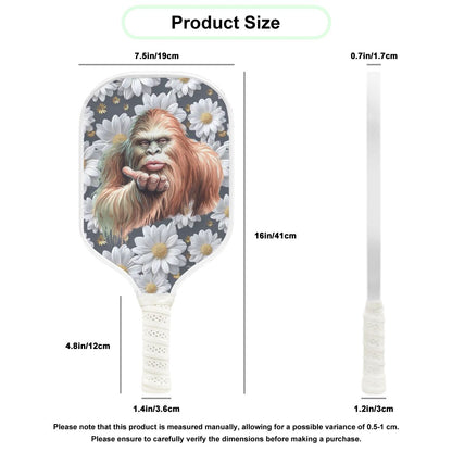 Bigfoot / Sasquatch Daisies 1 Pickleball Paddle-