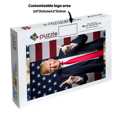 Donald Trump Dancing - Wooden Jigsaw Puzzle 300pcs