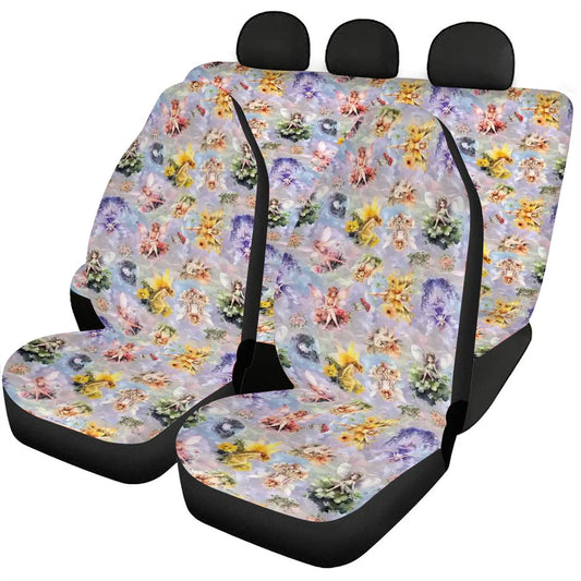 6 Fairy Designs, Set of 3 Auto Seat Covers