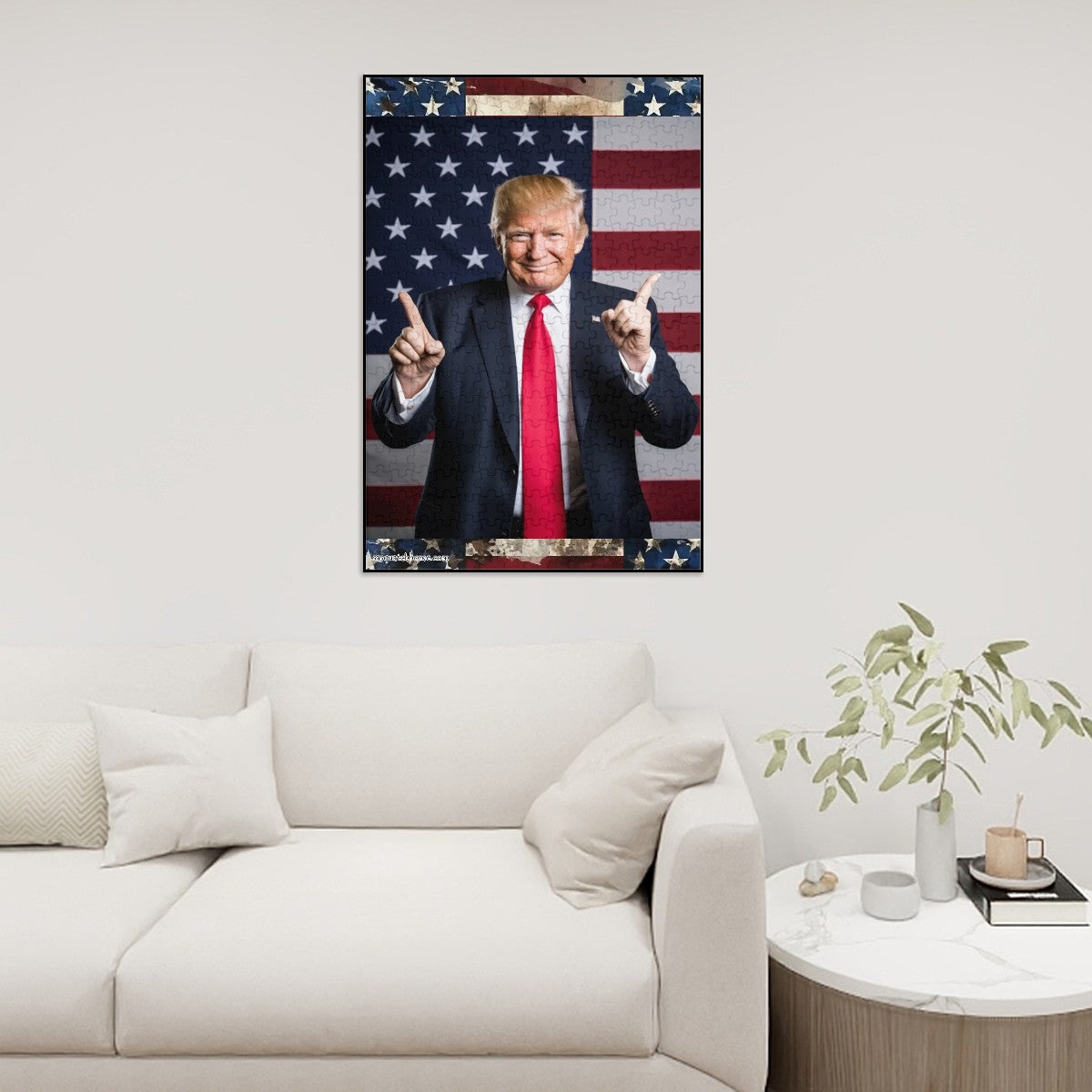 Donald Trump Dancing - Wooden Jigsaw Puzzle 300pcs