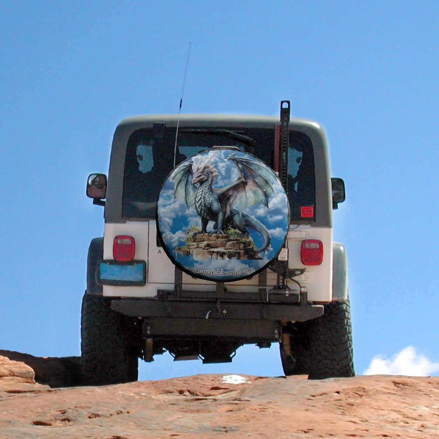 Sky Dragon Oxford Cloth Tire Cover