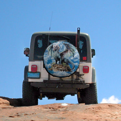 Sky Dragon Oxford Cloth Tire Cover